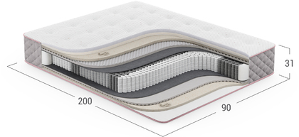 MOON MEDIC Comfort S 866 матрас 90x200